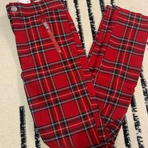 Plaid dress pants